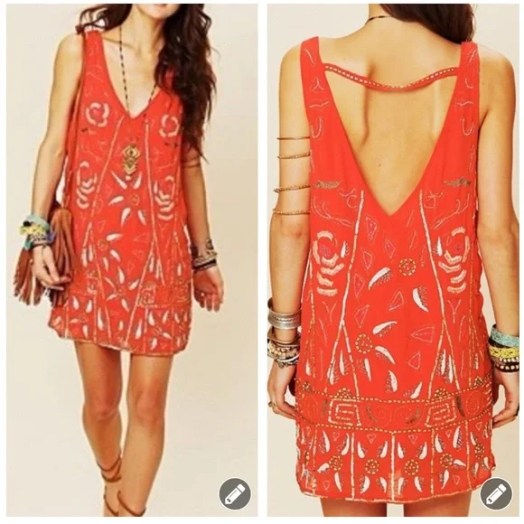 Free people secret garden dress 201 - Picture 1 of 16